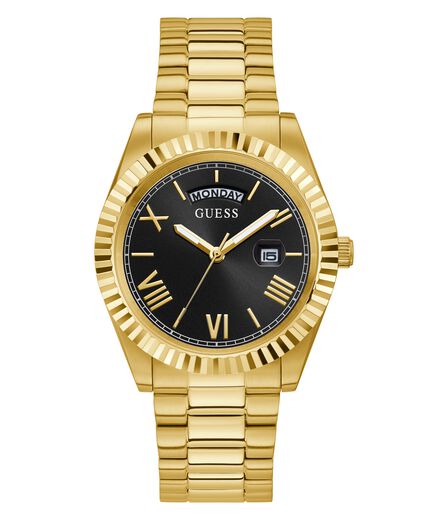 Guess Men’s Quartz Stainless Steel Black Dial 42mm Watch GW0265G3 Hover Image