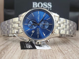 Hugo Boss 1513384 Blue Dial Jet Men's Chronograph Watch