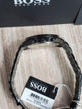 Hugo Boss Men’s Chronograph Trophy Black Stainless Steel Bracelet Watch 44mm-1513675
