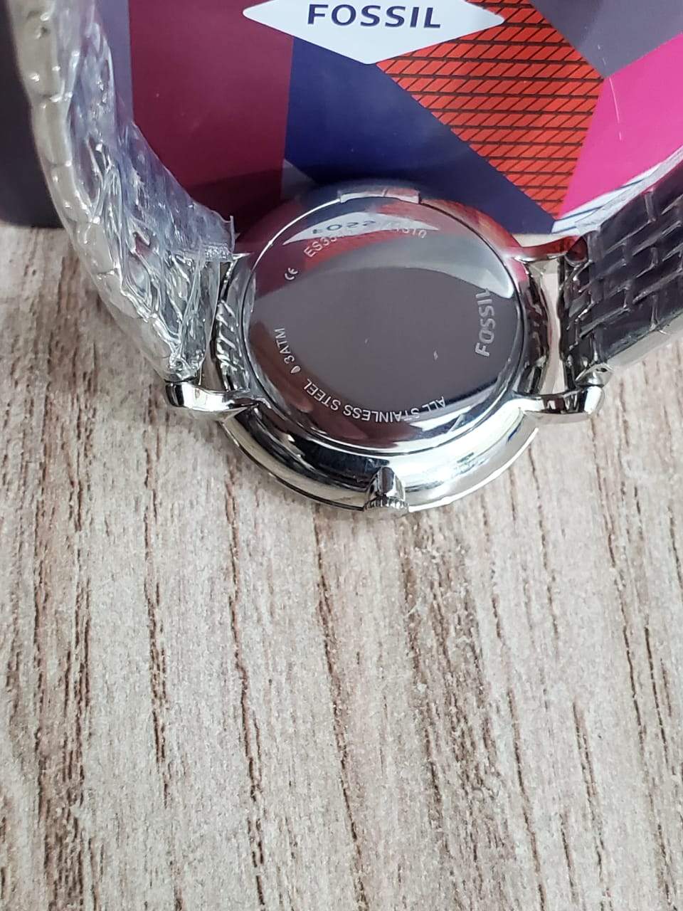 FOSSIL Jacqueline Silver Dial Stainless Steel Ladies Watch ES3545