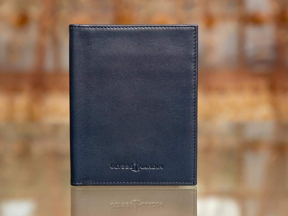 Ulysee Nardin Pure Genuine leather wallets for Mens