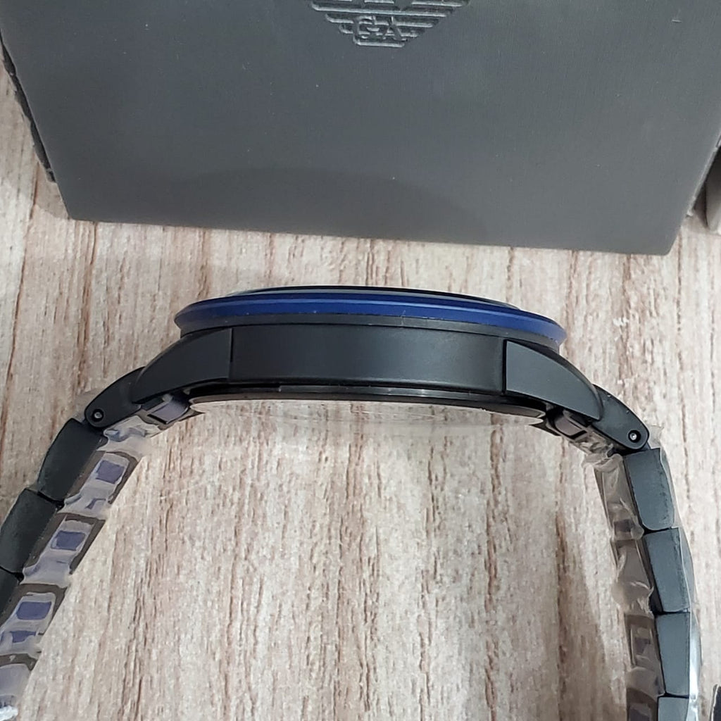 Emporio Armani Blue Dial Stainless Steel Men's Watch AR70001