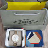 Fossil Two-tone Stainless Steel Quartz Ladies Watch ES3634