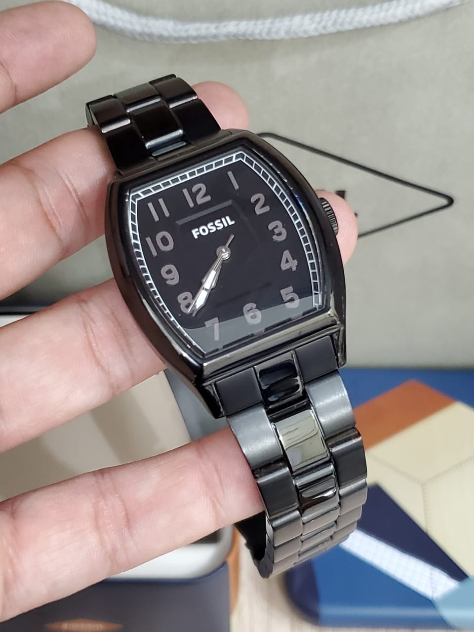 FOSSIL Narrator Black Dial Black PVD Steel Men's Watch FS4883