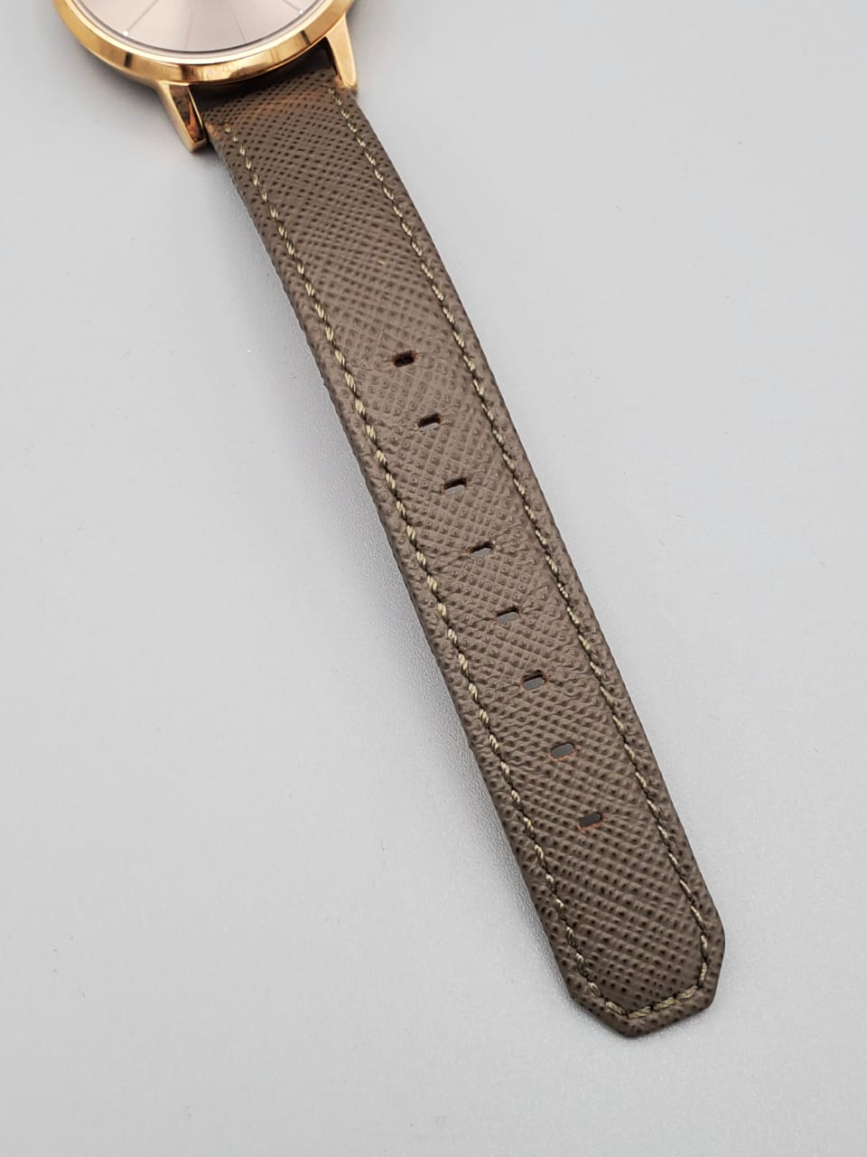 Nixon Kensington Rose-Gold Brown Dial Leather Ladies Watch A108-2214