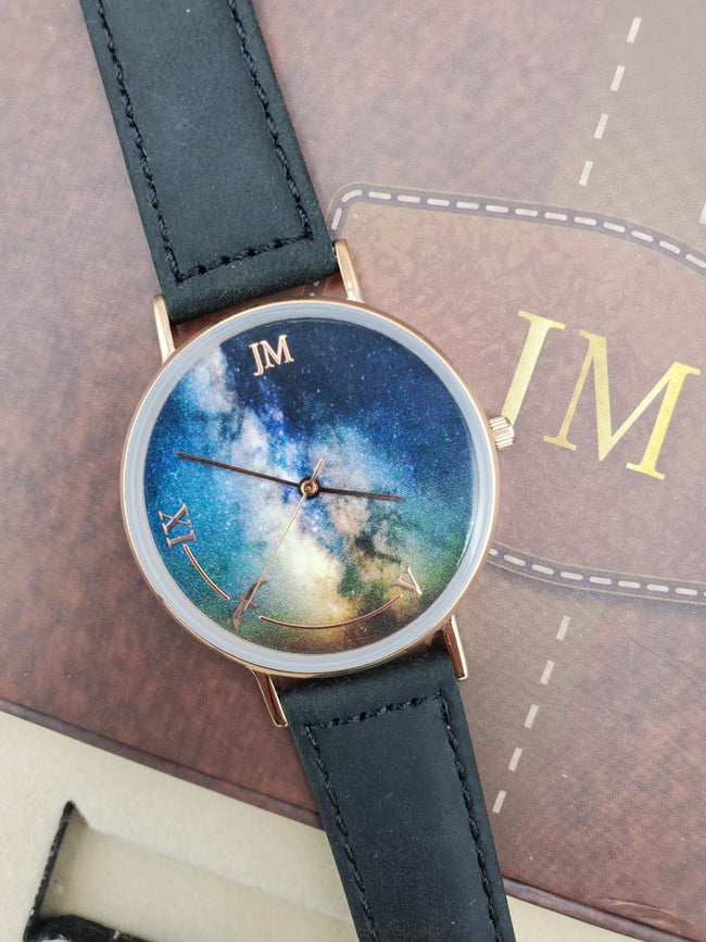 Jean Mortimer Multi-Coloured Dial With Leather Strap Men's watch Hover Image