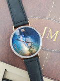 Jean Mortimer Multi-Coloured Dial With Leather Strap Men's watch