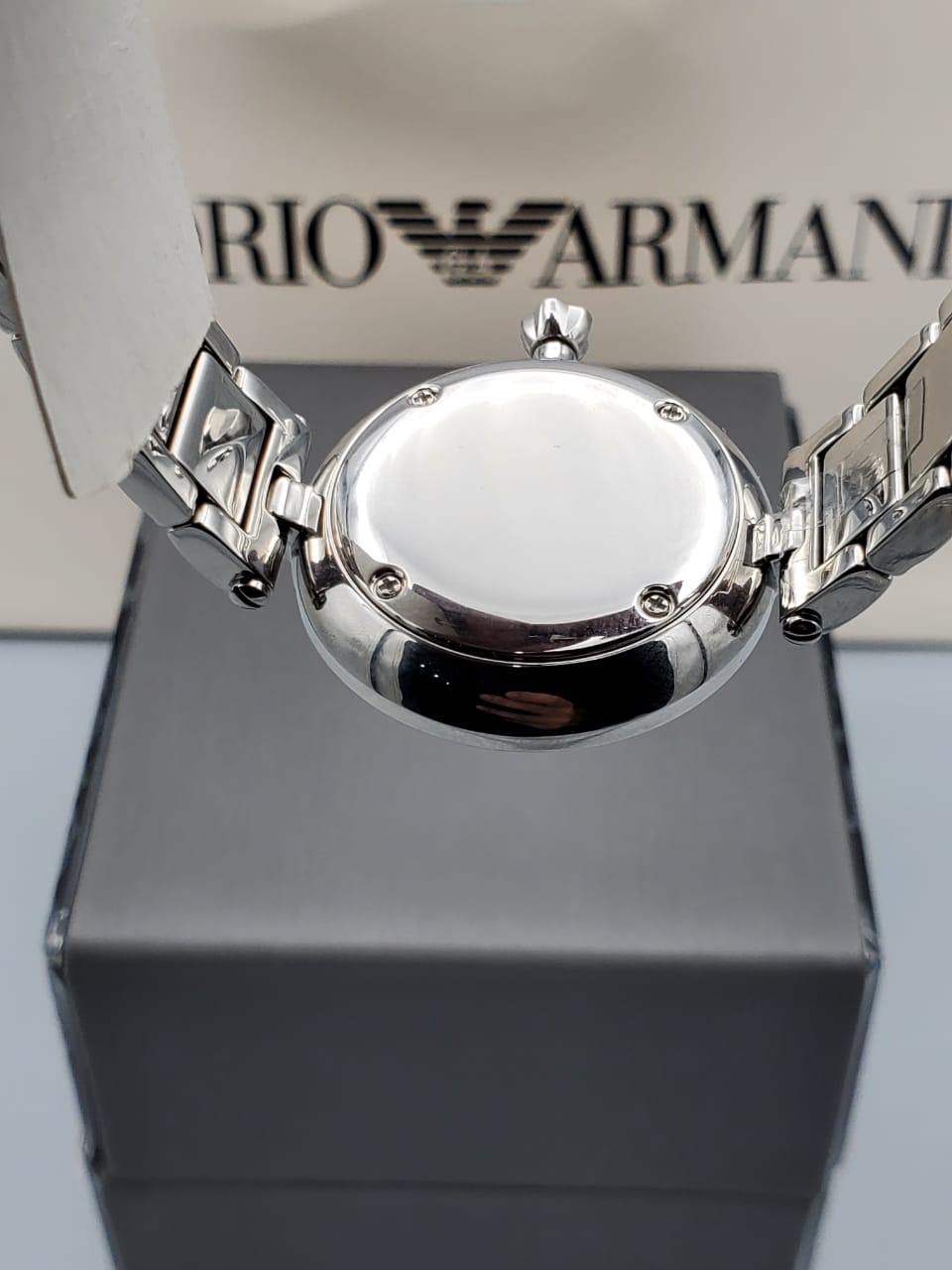Emporio Armani Silver Quartz Stainless Steel Women's Watch AR11235