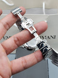 Emporio Armani Silver Quartz Stainless Steel Women's Watch AR11235