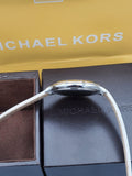 MICHAEL KORS Slim Runway White Leather Strap Ladies Watch MK2325