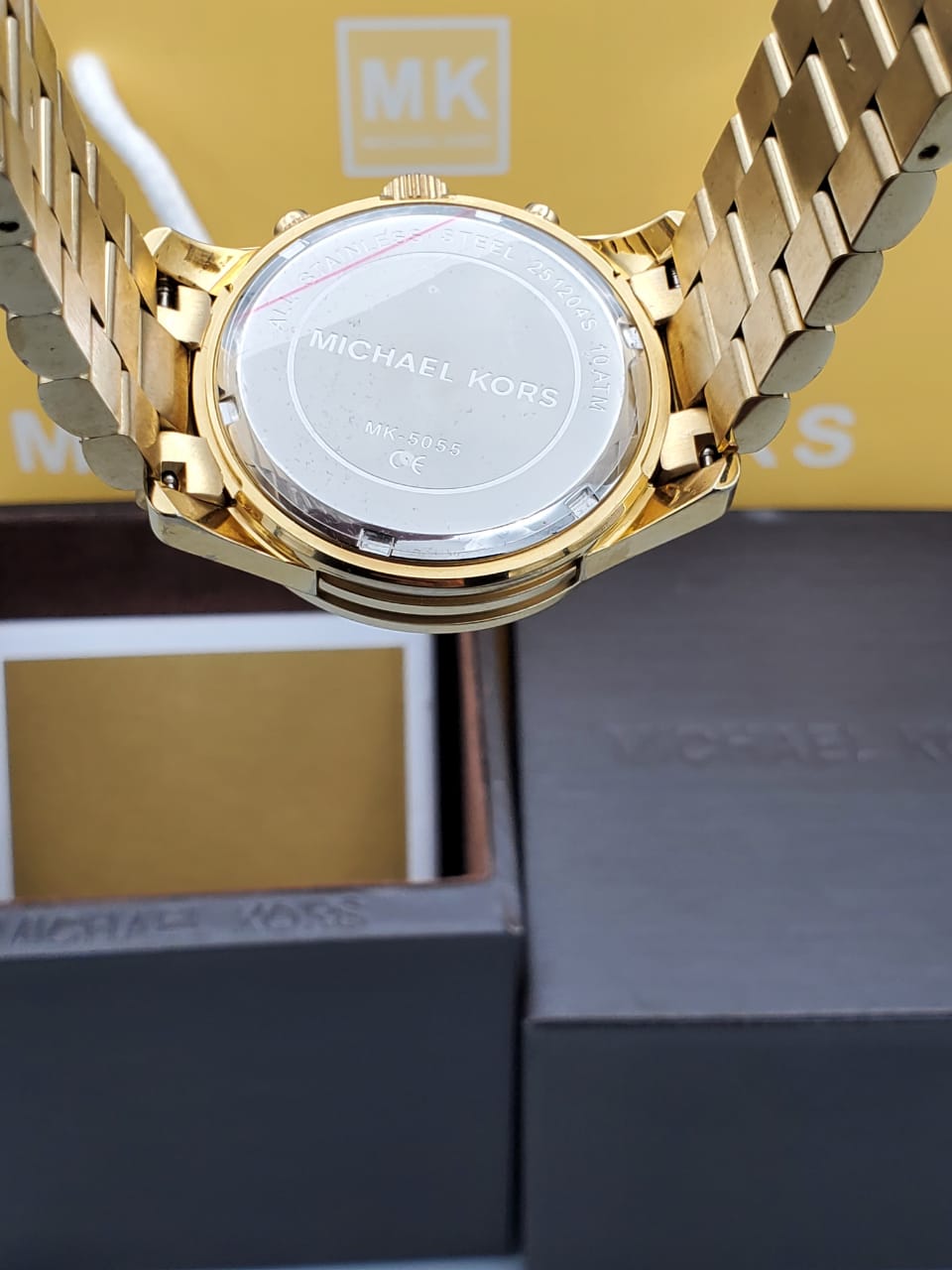 MICHAEL KORS Midsized Chronograph Gold-tone Ladies Watch MK5055