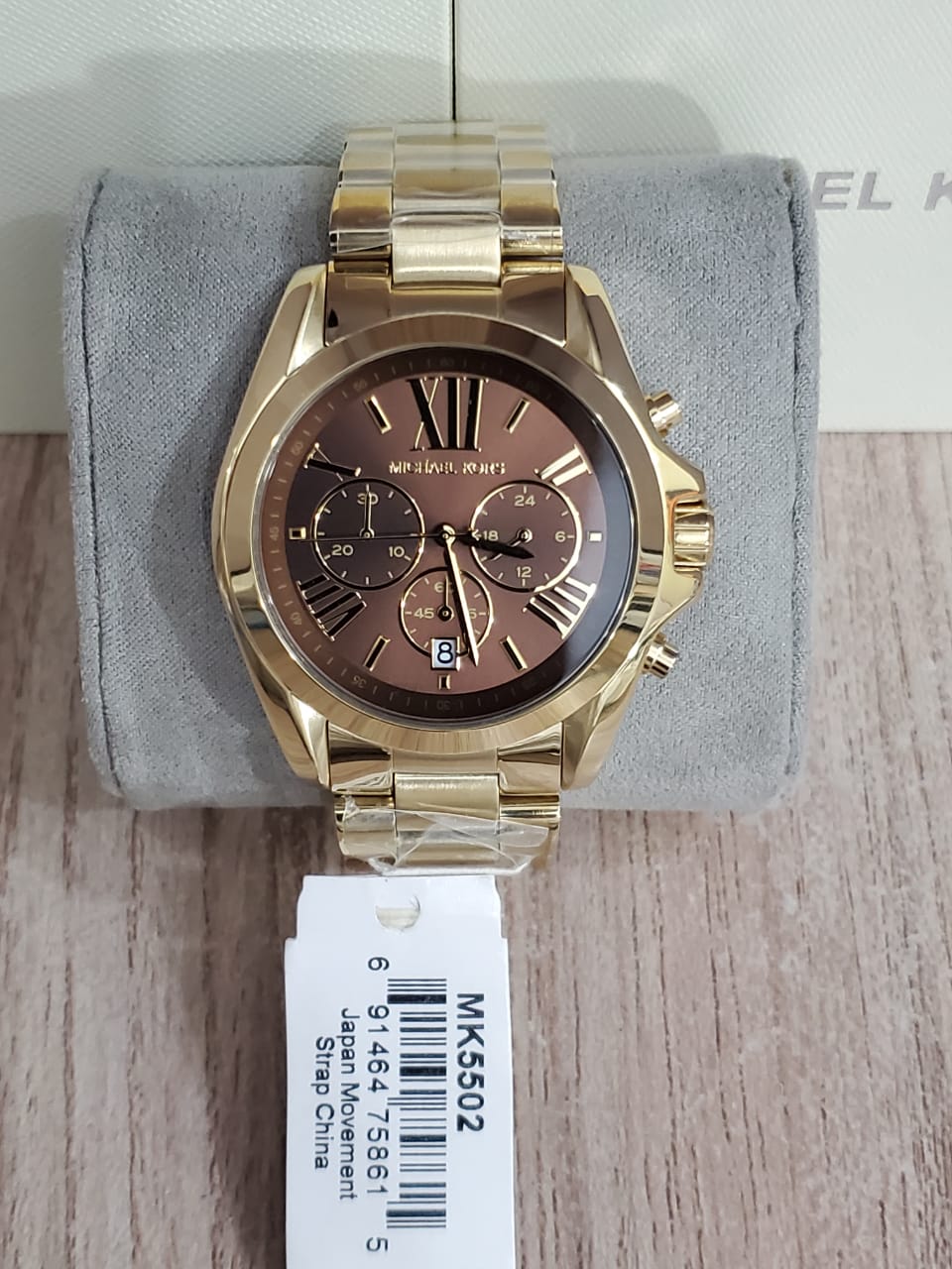 Michael Kors Bradshaw Gold-tone Stainless Steel Women's Watch MK5502