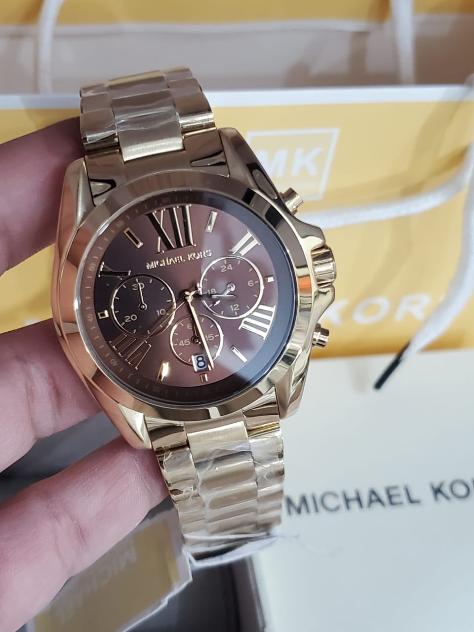 Michael Kors Bradshaw Gold-tone Stainless Steel Women's Watch MK5502