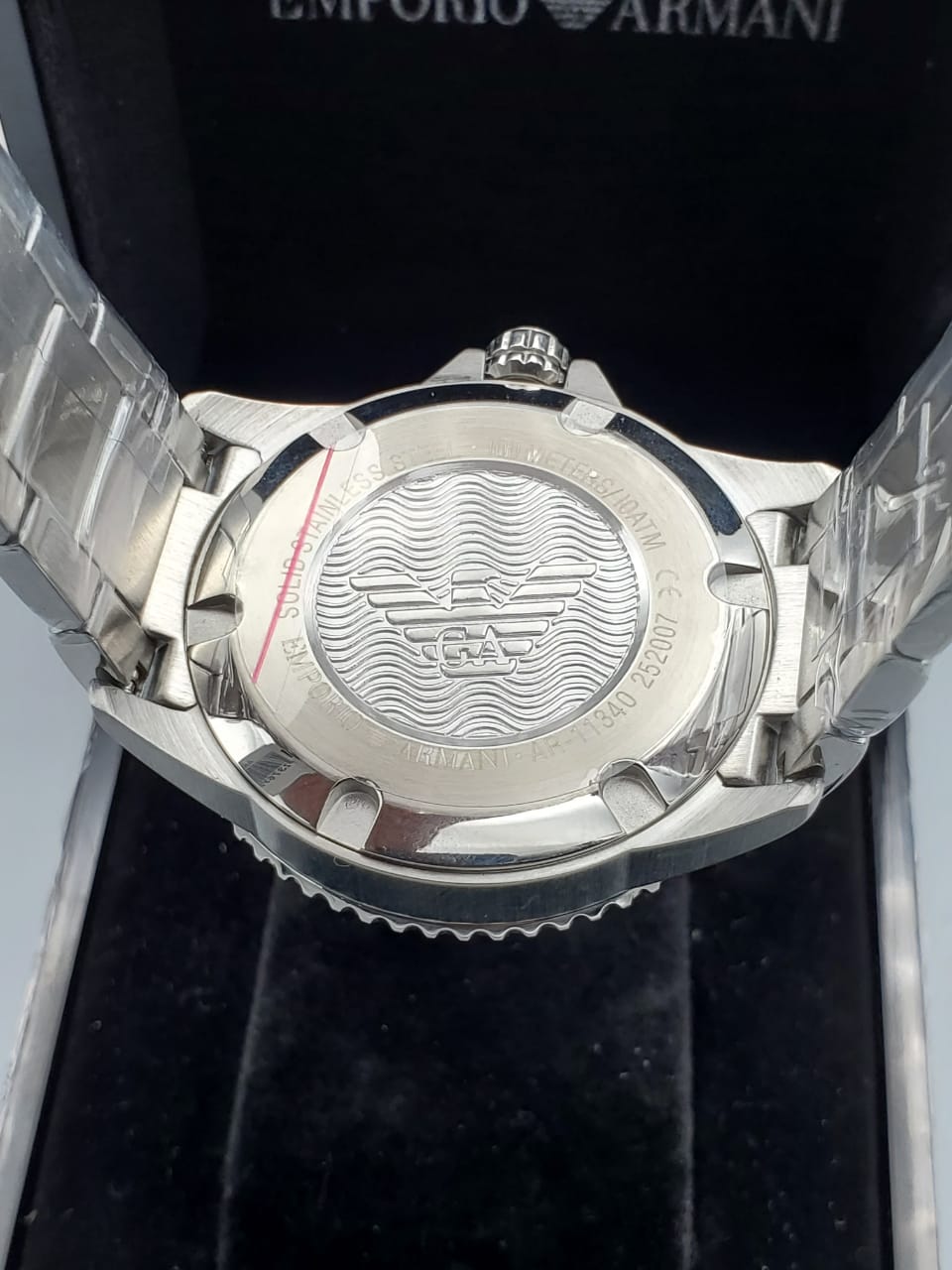Emporio Armani 3-Hand Two-Tone Stainless Steel Bracelet Watch AR11340