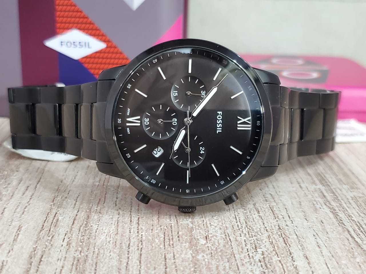 FOSSIL Neutra Chronograph Quartz Black Dial Men's Watch FS5474
