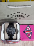 FOSSIL Neutra Chronograph Quartz Black Dial Men's Watch FS5474