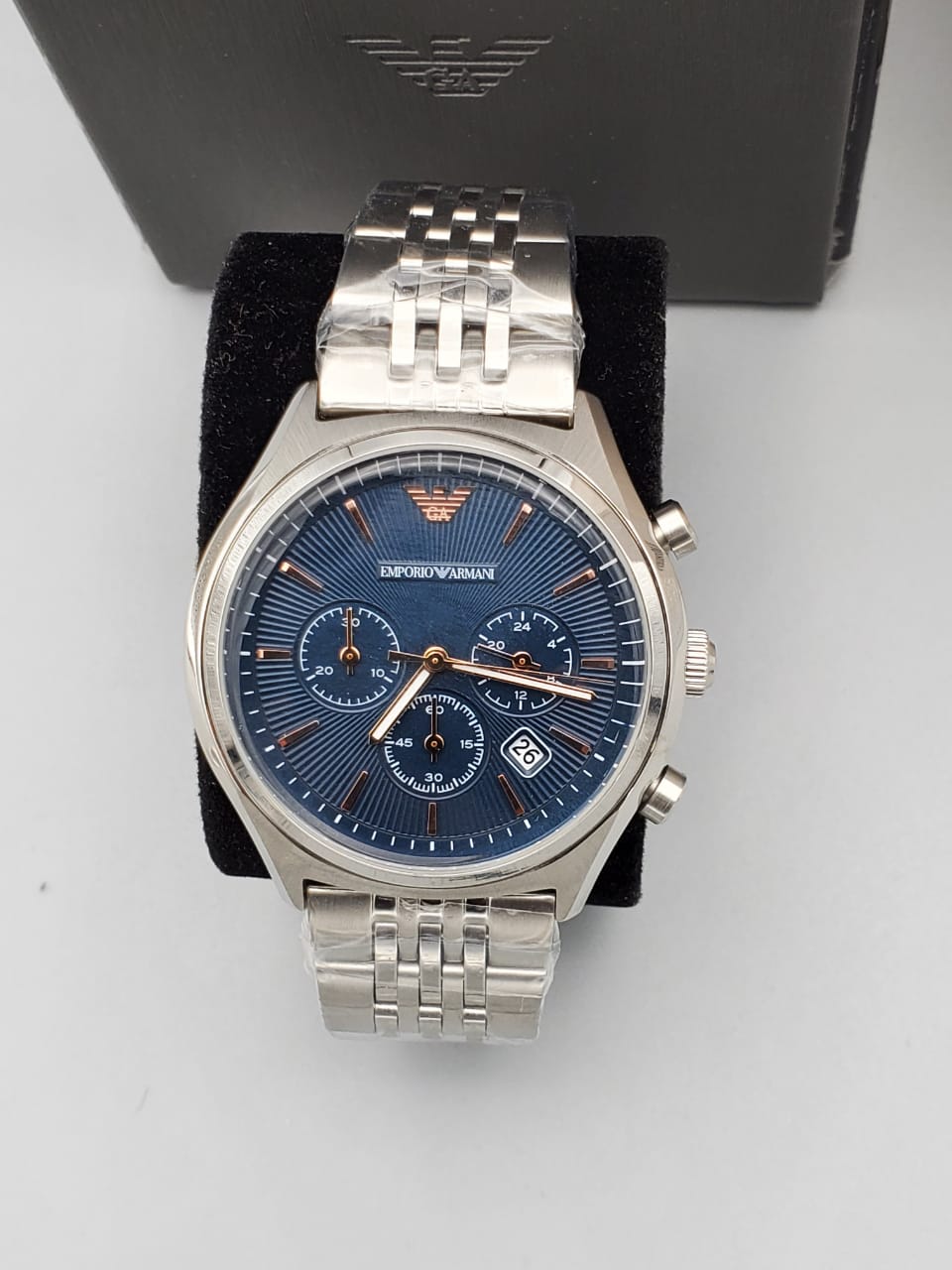 EMPORIO ARMANI Chronograph Blue Dial Men's Watch AR1974
