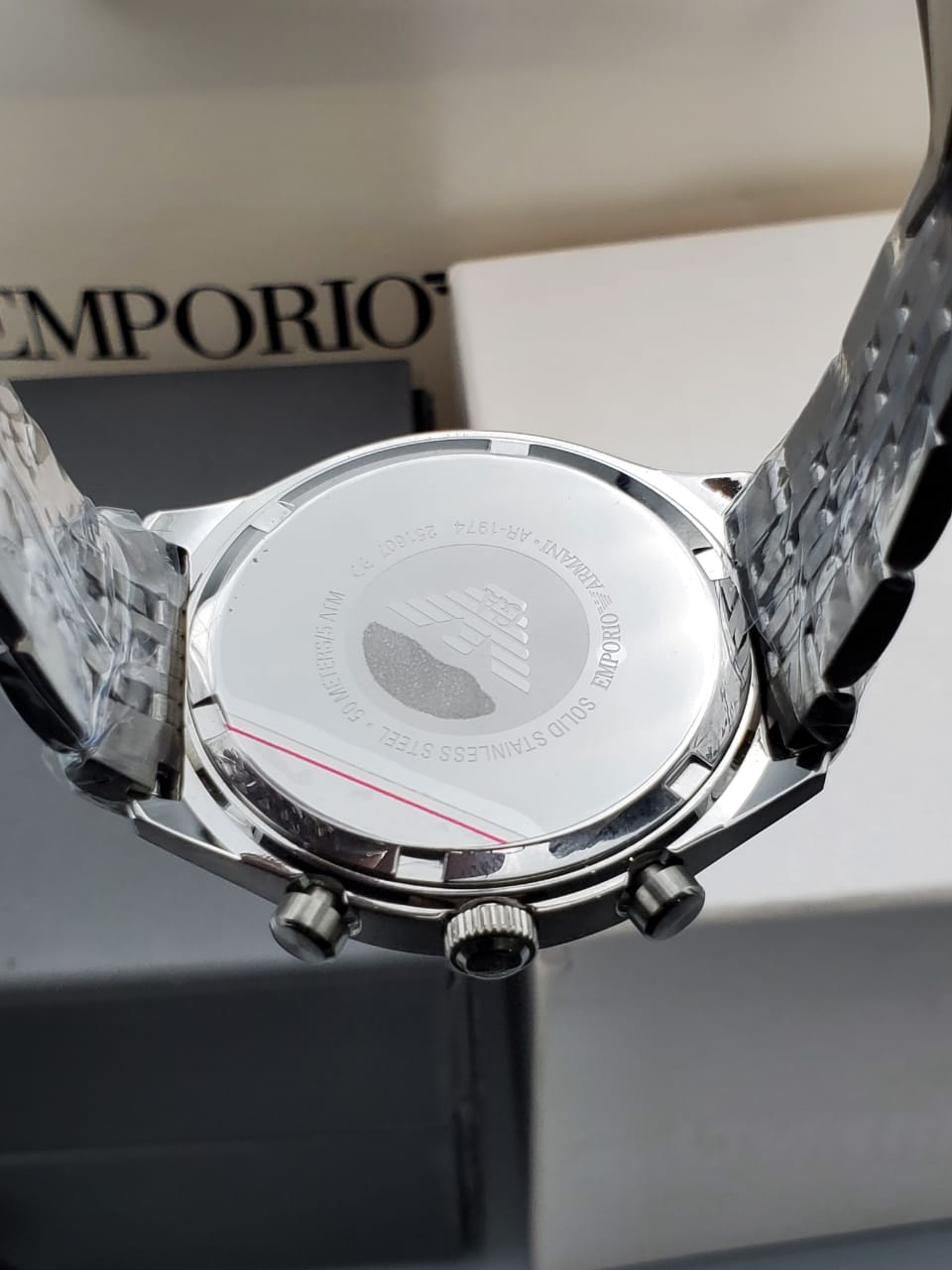 EMPORIO ARMANI Chronograph Blue Dial Men's Watch AR1974