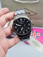 FOSSIL Chronograph Quartz Black Dial Men's Watch FS5606