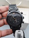 EMPORIO ARMANI Luigi Chronograph Black Dial Men's Watch AR1509