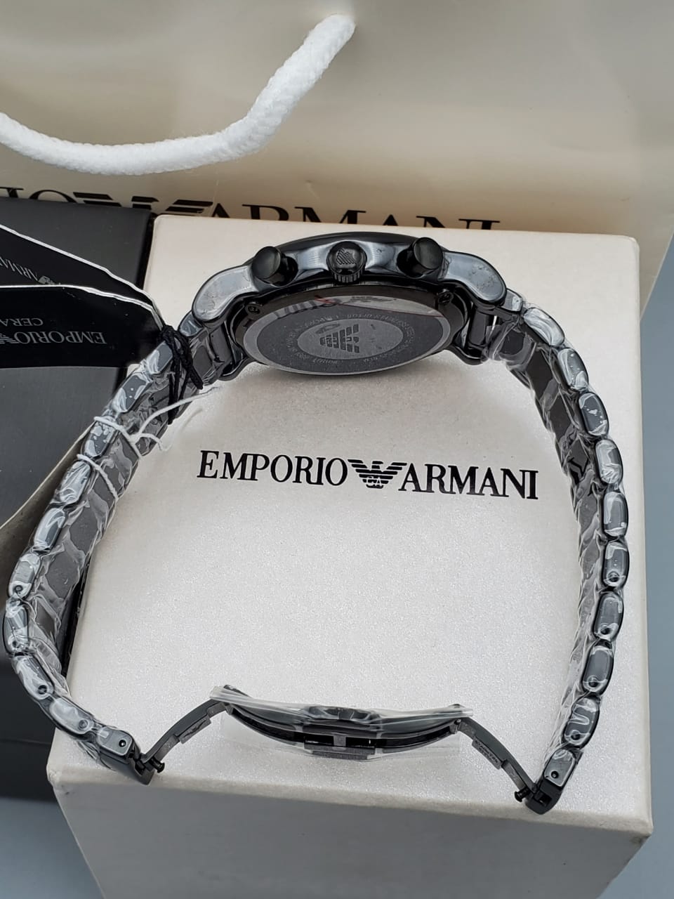 EMPORIO ARMANI Luigi Chronograph Black Dial Men's Watch AR1509