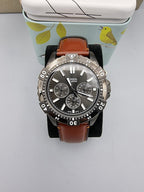 Fossil Garrett Analog Grey Dial Men's Watch-FS5770