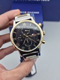 Tommy Hilfiger Men’s Quartz Stainless Steel Black Dial 44mm Watch 1791539