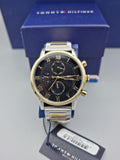 Tommy Hilfiger Men’s Quartz Stainless Steel Black Dial 44mm Watch 1791539