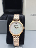 Emporio Armani Women’s Analog Stainless Steel Mother of pearl Dial 32mm Watch AR11158