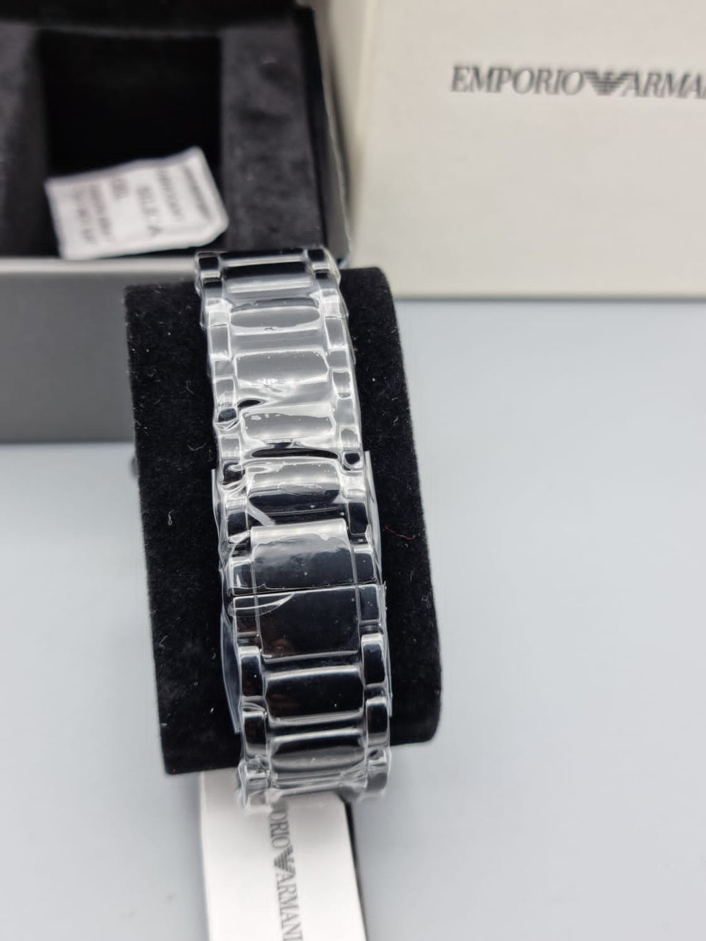 Emporio Armani Mens Analog-Quartz Watch with Ceramic Strap AR1507
