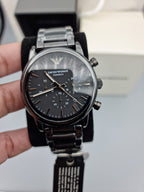 Emporio Armani Mens Analog-Quartz Watch with Ceramic Strap AR1507