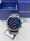 Tommy Hilfiger Men’s Quartz Stainless Steel Blue Dial 44mm Watch 1791456