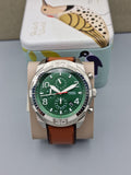 Fossil Bronson Analog Green Dial Men's Watch-FS5738