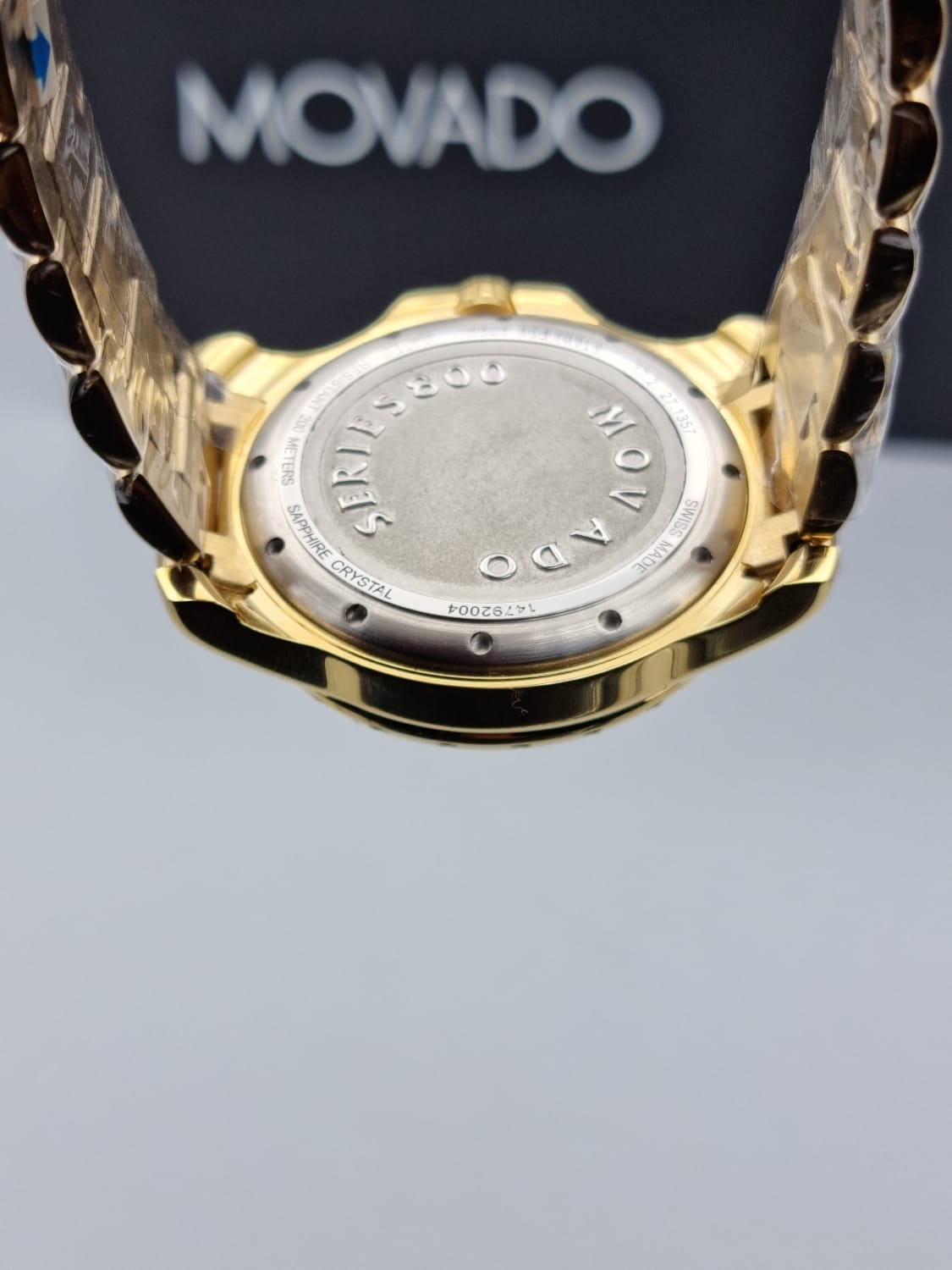 Movado Men’s Series 800 Quartz Swiss Made Stainless Steel Black Dial 40mm Watch 2600145
