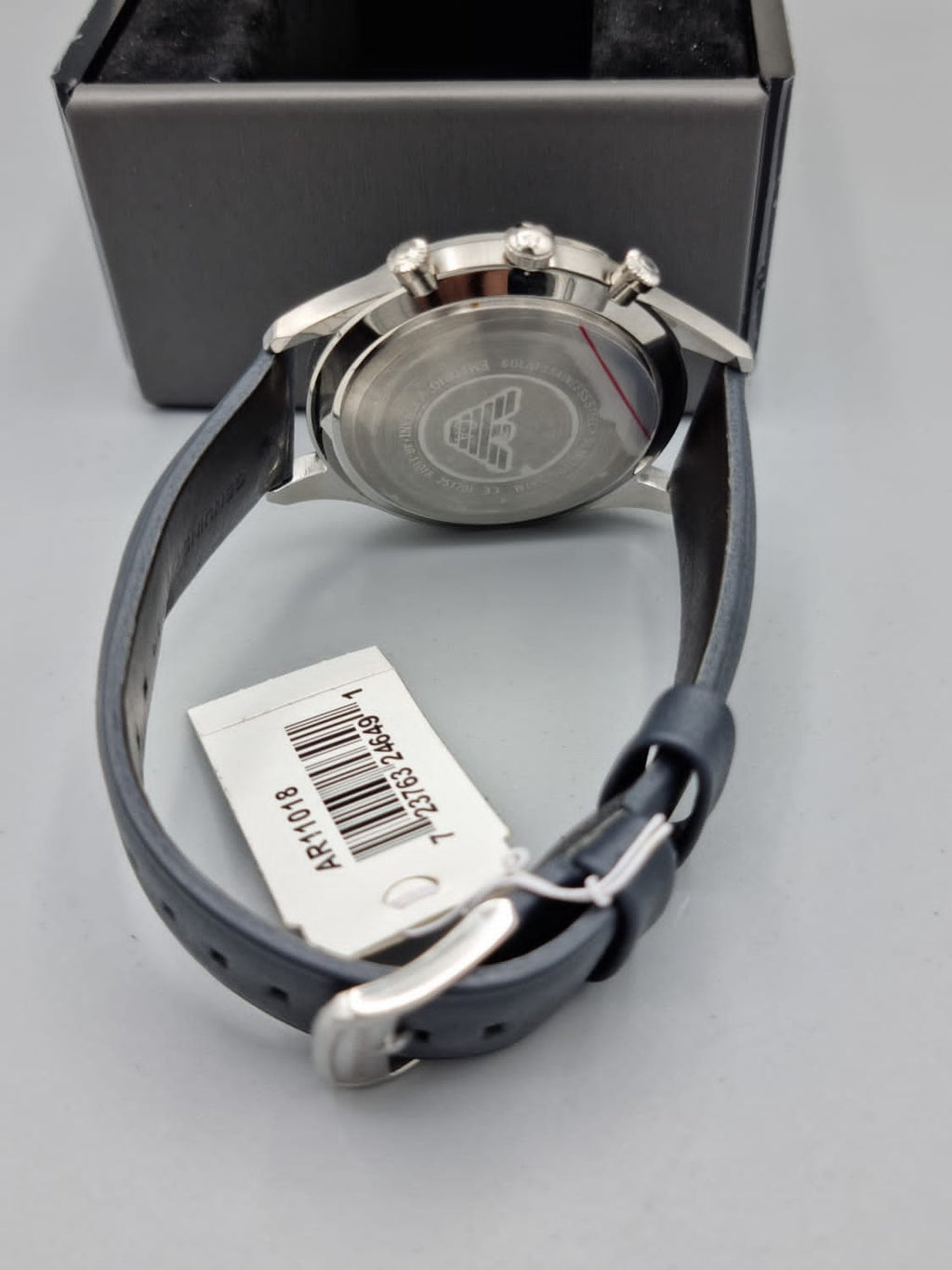 EMPORIO ARMANI Lambda Chronograph Quartz Blue Dial Men's Watch AR11018
