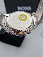 Hugo Boss Men’s Analog Stainless Steel Black Dial 45mm Watch 1513757