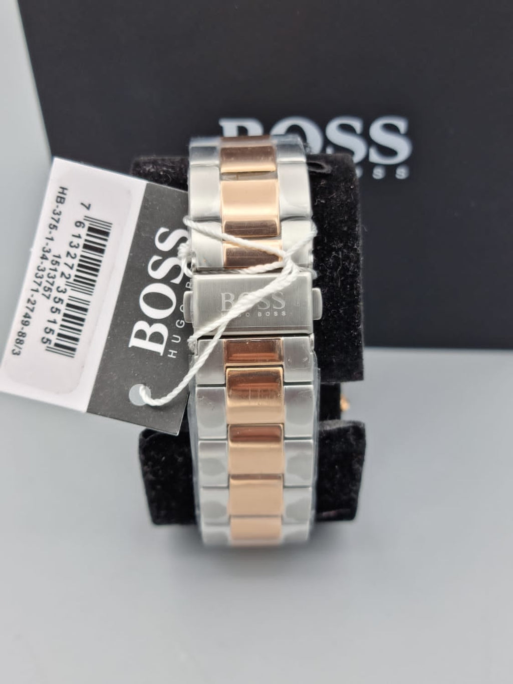 Hugo Boss Men’s Analog Stainless Steel Black Dial 45mm Watch 1513757