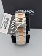 Hugo Boss Men’s Analog Stainless Steel Black Dial 45mm Watch 1513757