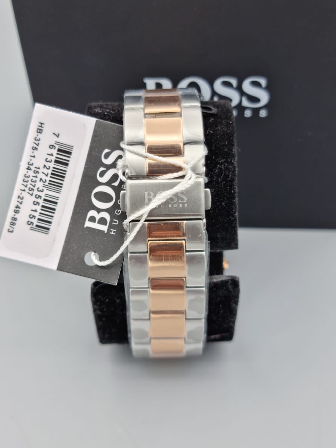 Hugo Boss Men’s Analog Stainless Steel Black Dial 45mm Watch 1513757
