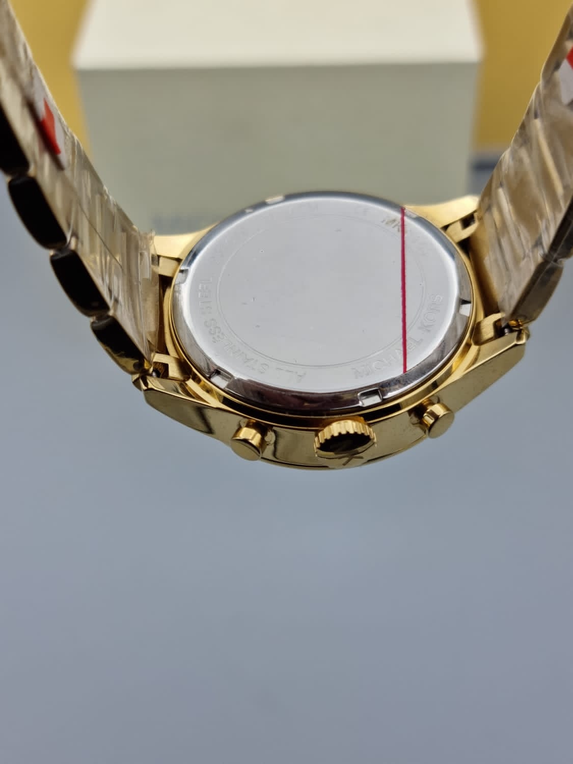 MICHAEL KORS Bailey Chronograph Pink Dial Gold-tone Ladies Watch MK5909