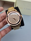 MICHAEL KORS Kinley Pave Rose Dial Ladies Watch MK6210