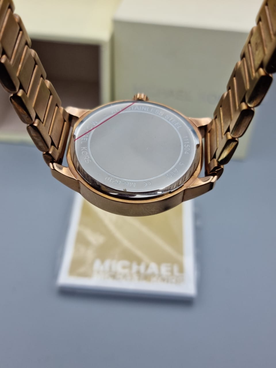 MICHAEL KORS Kinley Pave Rose Dial Ladies Watch MK6210