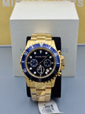 MICHAEL KORS Everest Chronograph Navy Dial Gold-tone Men's Watch MK8267
