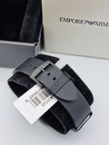 Emporio Armani Men’s Chronograph Quartz Leather Strap Black 43mm Watch AR11133