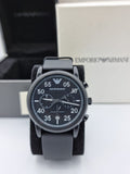 Emporio Armani Men’s Chronograph Quartz Leather Strap Black 43mm Watch AR11133
