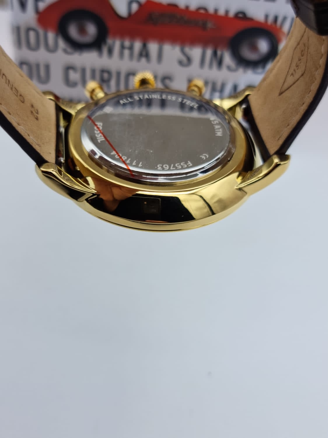 Fossil Neutra Chronograph Brown Leather Watch FS5763