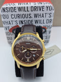 Fossil Neutra Chronograph Brown Leather Watch FS5763