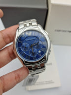Emporio Armani Men’s Stainless Steel Blue Dial 44mm Watch AR1787