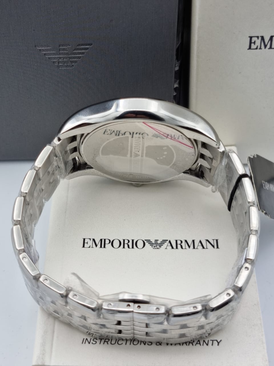 Emporio Armani Men’s Stainless Steel Blue Dial 44mm Watch AR1787
