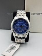 Emporio Armani Men’s Stainless Steel Blue Dial 44mm Watch AR1787